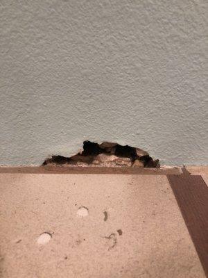 Large crack/hole in the wall