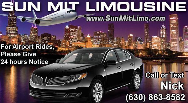 www.sunmitlimo.com
 630 863 8582