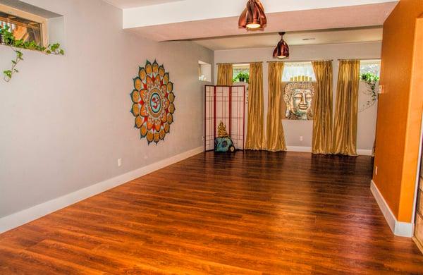 Our beautiful Yoga studio!