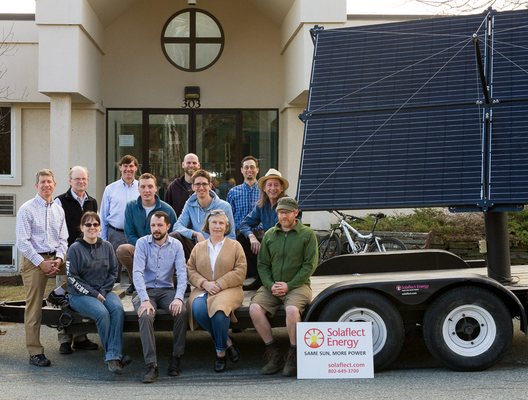 Solaflect is a Vermont-based developer, manufacturer, and installer of tracker mounted solar panel systems