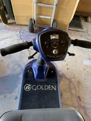 Pm ( preventive maintenance) on Golden Technology scooter