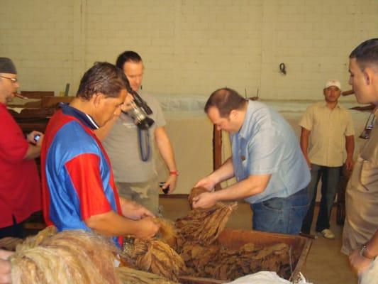 Christopher Mey of the Rocky Patel Cigar Factory Tour.