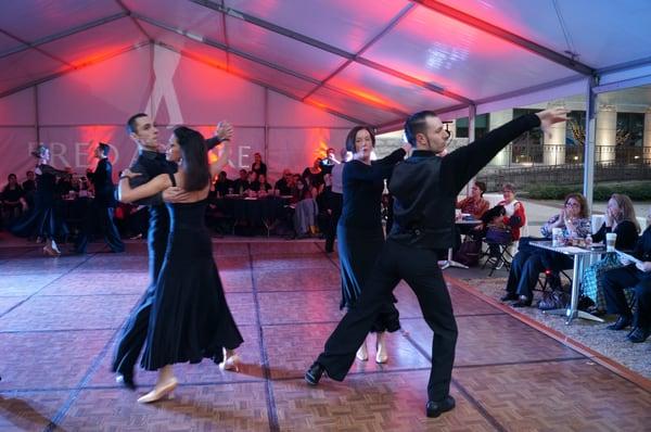 Fred Astaire Dance Studio The Woodlands competing at Advanced Mini Match in Sugar Land Town Square!