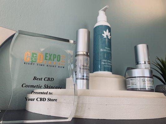 Award winning cosmetic skincare products!