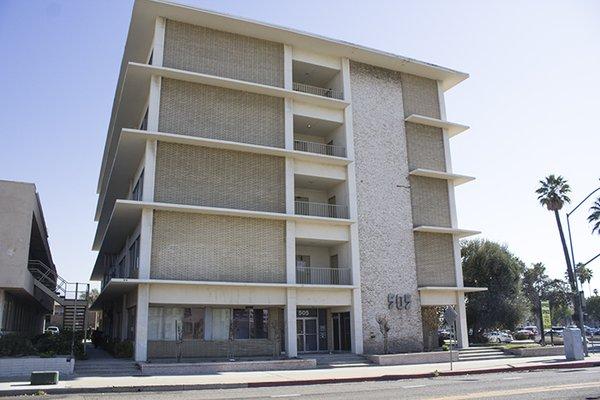 Outside view of the building in which office is located in.