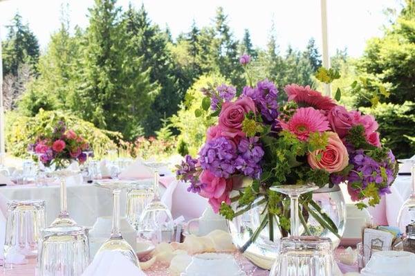 Table floral bouquet