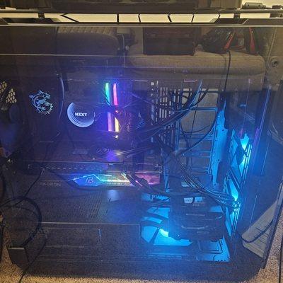 Complete Computer build for customer. Gaming build.