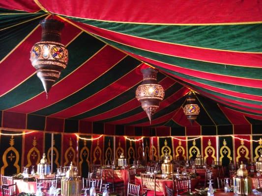 Rent or buy Authentic Moroccan Lavish Party Tents,