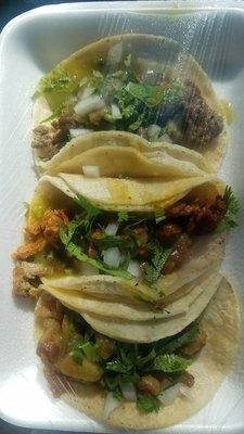 Asada, chicken pastor Taco $6