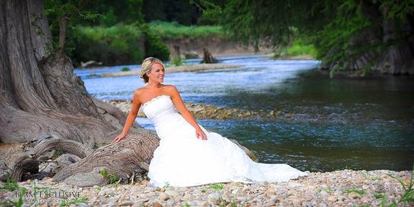 Bride by the Guadalupe River