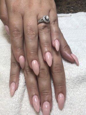 Gel powder CND pink color