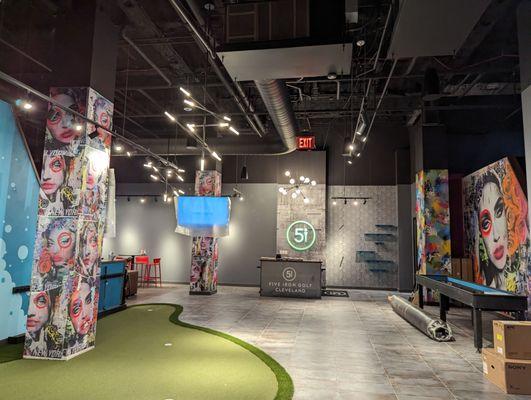 We wired five Iron Golf Downtown Cleveland!