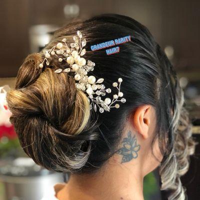 Wedding updo!