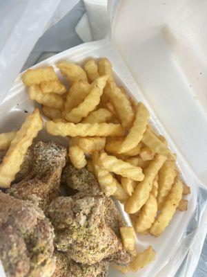 Lemon pepper with powder ranch