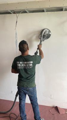 Sheetrock and Recessed Lighting install