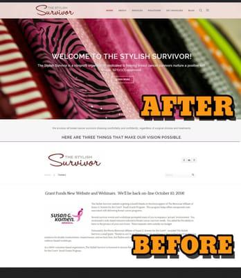 The Stylish Survivor Before & After www.thestylishsurvivor.org