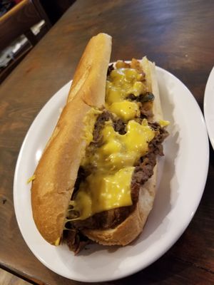 Cheesesteak sandwich