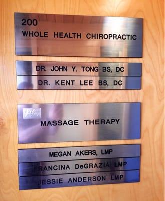 Whole Health Chiropractic - The Door