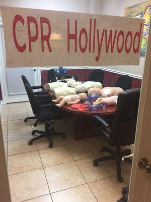 One of the classrooms at CPR Hollywood!