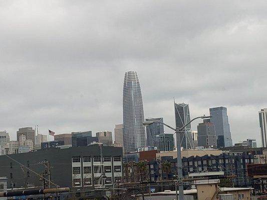 San Francisco's tallest building.  (Salesforce Tower)