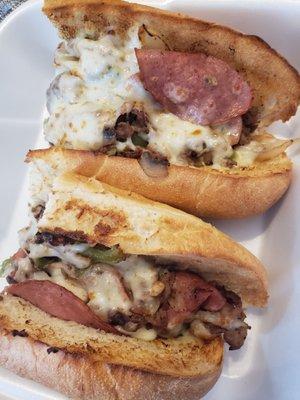 Bacon Ranch Cheesesteak. Delivery order. I enjoyed this sandwich.