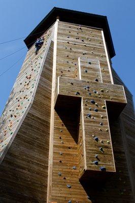 Another view of Goliath the climbing tower