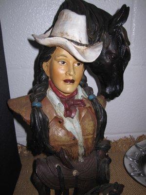 Cowgirl with Horse