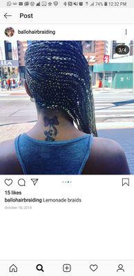 Lemonade braids