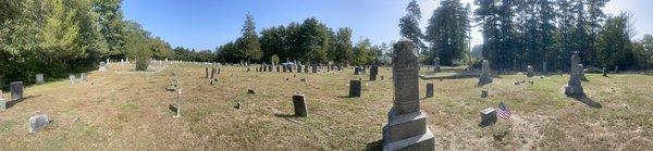 Very old cemetery I saw dates from 1850