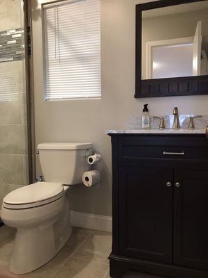 Fully renovated bathroom