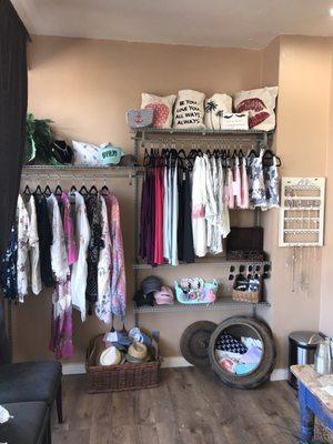 A cute little glimpse of their little boutique