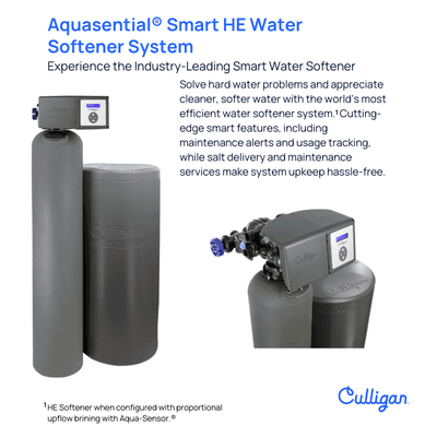 Solve hard water problems and appreciate cleaner, softer water with the world's most efficient water softener system.