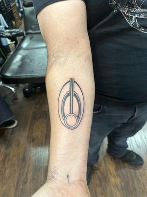 Husband's first tattoo: Star Trek themed