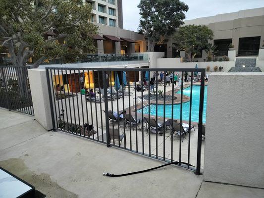 Custom metal fence