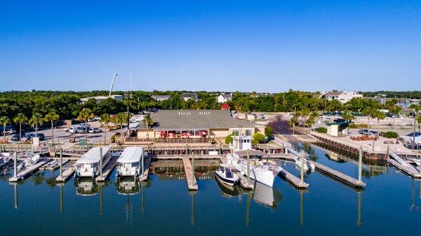 View of Marina Market from Morgan Creek