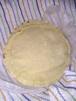 Hand made tortillas