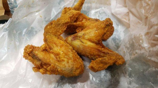 Fried whole wings