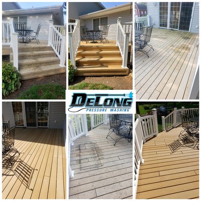 Deck washing