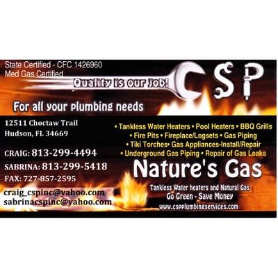 CSP/Natures Gas