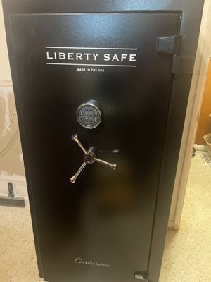 Front of safe