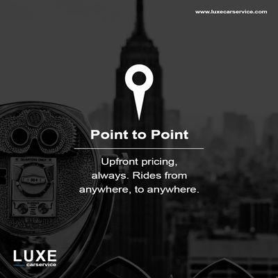 Upfront pricing, always. Rides from anywhere, to anywhere.