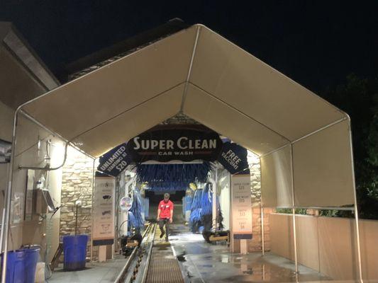 8/31/2023:  Super Clean Car Wash's location is via Sophia Parkway & Green Valley, EDH CA.