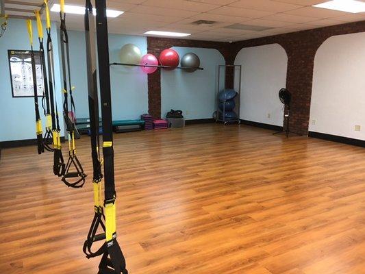 TRX and functional training room!