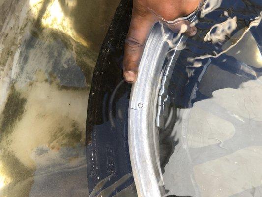 Rim crack that they "repaired"