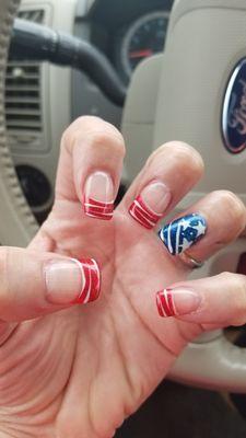 4th of July nails!