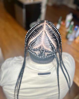 Men designer braids