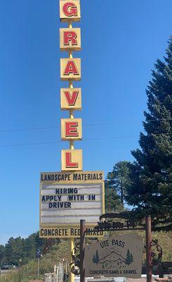 Look for our Iconic Sign, 20575 Hwy 24 E  Woodland Park Co