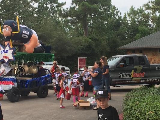 Storm Guard at the Klein Texans & Angels Homecoming Parade