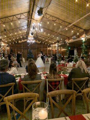 Barn wedding fun!