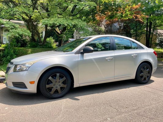 My 2012 Chevrolet Cruze with brand-new brakes from Jules Auto Repair.